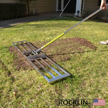 Rocklin Lawn Leveling Rake Levelawn Tool Level Soil Or Dirt Ground Surfaces Easily 48 X 10 Ground Plate 78 Extr