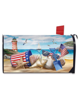 Briarwood Lane Sea To Shining Sea Patriotic Patriotic Mailbox Cover Standard