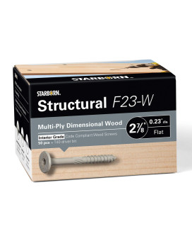 Starborn Structural F23W Multiply Dimensional Wood Screw Pack Of 50278