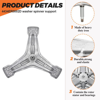 4434Er0002D 4434Er0002A Rear Drum Spider Replace The Ap5592038 Lg Spider Washer Spinner Support On The Wm2455Hg Wm2050Cw Wm248