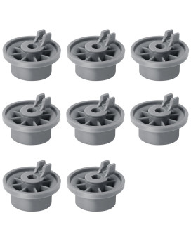 8 Pack 165314 Dishwasher Wheel Lower Rack Wheel Fit For Bosch Kenmore Dishwasher 165314 Dishwasher Wheels Replace 420198 Ap2802