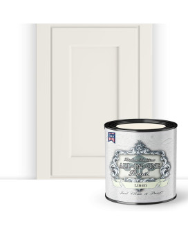 Allinone Paint Linen Off White 32 Fl Oz Quart Durable Cabinet And Furniture Paint Built In Primer And Top Coat No Sandi