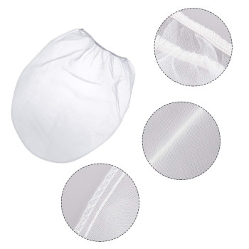 Paint Strainer Bags White Fine Mesh Filters Bag Bucket Elastic Opening Strainer Bags Hydroponic Paint Filter Bag For Paint Garde