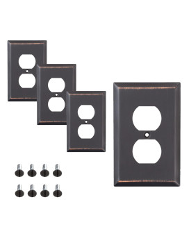 Sleeklighting Oil Rubbed Bronze Outlet Covers And Switch Plates Decorative Wall Plate Light Switch Cover Flat Variety Of Style