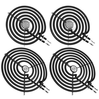 4 Pack Ers30M1 Ers30M2 Electric Stove Burner Replacement For Ge Hotpoint Kenmore Electric Range Stove Burner Element Replaceme