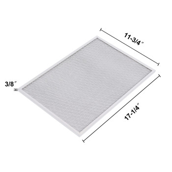 Wadoy Bps1Fa36 Range Hood Filter 1134 X 1714 X 38 2 Pack Aluminum Mesh Grease Range Hood Filter With Blue Protective