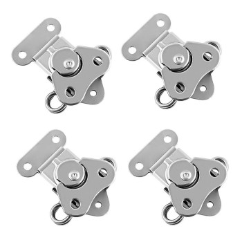 Qwork Heavy Duty Stainless Steel Latch For Flight Cases And Equipment Boxes 4 Pack 2 X 112 High Working Loads Excellent