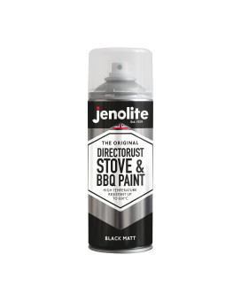 Jenolite Directorust Bbq Stove Aerosol Paint Black Very High Temperature Resistant Up To 1200F 650C Bbqs Stoves Chim