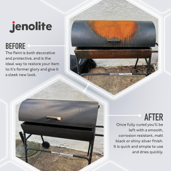 Jenolite Directorust Bbq Stove Aerosol Paint Black Very High Temperature Resistant Up To 1200F 650C Bbqs Stoves Chim