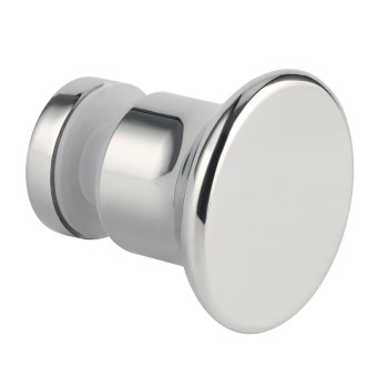 Alise Shower Glass Door Handle Sliding Shower Doors Knob Single Side Pull Hardware Replacement Parts For Bathroom Doors Solid Su