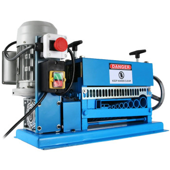 Vevor Wire Stripping Machine 00615 Inch Wire Stripper Machine 11 Channels 10 Blades Automatic Wire Stripping Tool With Manua