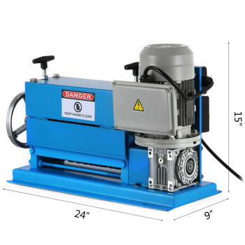 Vevor Wire Stripping Machine 00615 Inch Wire Stripper Machine 11 Channels 10 Blades Automatic Wire Stripping Tool With Manua