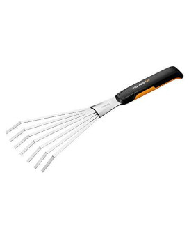 Fiskars 3155201001 Xact Hand Garden Rake Blackslivler