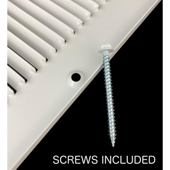 Fits 14X30 Duct Opening Steel Return Air Grille By Handua Vent Cover Grill For Sidewall And Ceiling White Hvac Cold Air