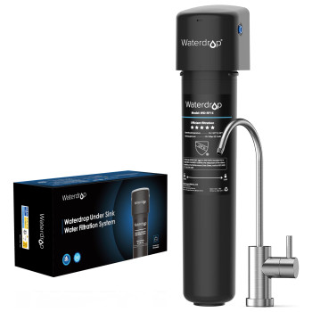 Waterdrop 15Ub Under Sink Water Filter Under Sink Water Filtration System For 2 Years Nsfansi 42 Certified Reduces Pfas Pfo