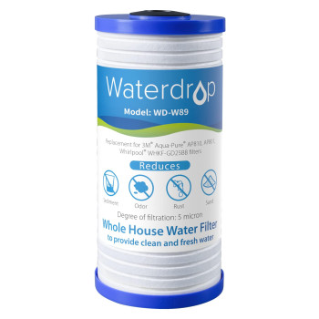 Waterdrop Ap810 Whole House Water Filter Replacement For 3M Aquapure Ap810 Ap801 Ap811 Whirlpool Whkfgd25Bb Whkfdwhbb 5