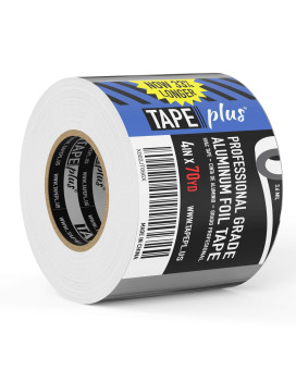 Professional Grade Aluminum Foil Tape Giant Roll 4 Inch By 210 Feet 70 Yards Perfect For High Temperature Hvac Sealing