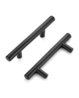 Ravinte 20 Pack 5 Cabinet Pulls Matte Black Stainless Steel Kitchen Drawer Pulls Cupboard Pulls Cabinet Handles 5 Length W