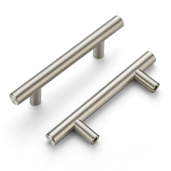 Ravinte 5 Pack 5 Cabinet Pulls Satin Nickel Stainless Steel Kitchen Drawer Pulls Cupboard Pulls Brushed Nickel Cabinet Handl