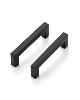 Ravinte 10 Pack 334 Inch Kitchen Square Cabinet Handles Matte Black Cabinet Pulls Black Drawer Pulls Kitchen Cabinet Hardware