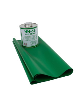 Mytee Products 18Oz Green Tarp Vinyl Repair Kit Hh66 Hh66 Pvc Cement With Brush 32 Ounce Made In Usa