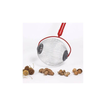 Garden Weasel Nut Gatherer 95314 Medium Yard Roller Picks Up Pecans Large Acorns Sweet Gum Balls Hickory Nuts And More F