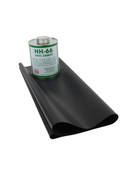 Mytee Products 18Oz Green Tarp Vinyl Repair Kit 2 Yard 18 Oz Vinyl Coated Polyester Fabric With Hh66 Pvc Cement Glue And Hh66