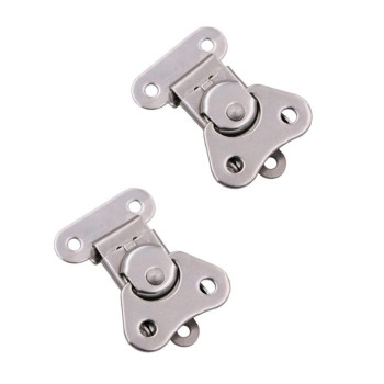 Butterfly Latch 304 Stainless Steel Spring Loaded Small Butterfly Twist Latch Buckle Latch For Suitcases Wooden Box2Pcs