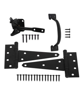 Home Master Hardware Wood Gate Hardware Set Heavy Duty 6 Gate Tee Hinge Selfclosing Gate Latch And Pull Set Gate Hardware K