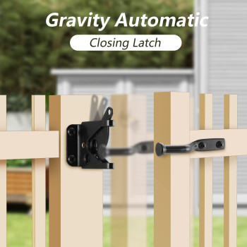 Home Master Hardware Wood Gate Hardware Set Heavy Duty 6 Gate Tee Hinge Selfclosing Gate Latch And Pull Set Gate Hardware K