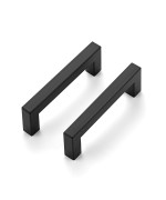 Ravinte 35 Pack 334 Inch Kitchen Square Cabinet Handles Matte Black Cabinet Pulls Black Drawer Pulls Kitchen Cabinet Hardware