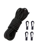 14 X 10 Elastic Bungee Shock Cord Kayak Stretch String Rope With Bungee Shock Cord Hook Suitable For Boat Camping Accessor