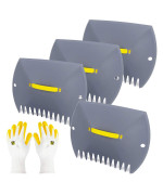 Jardineer Leaf Scoops And Claws Lightweight Leaf Grabber Claws Yard Scoops For Leaves Grass Lawn Clippings Twigs Or Debris