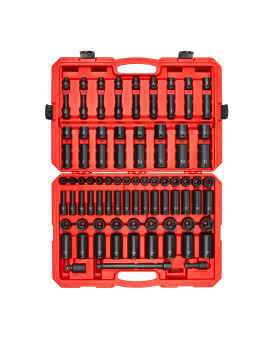 Tekton 12 Inch Drive 6Point Impact Socket Set 87Piece 516114 In 832 Mm Sid92407