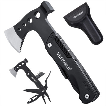 Veitorld Gifts For Men Dad Husband Unique Anniversary Birthday Gifts Idea For Men Him Multitool Axe Hammer Camping Accessories