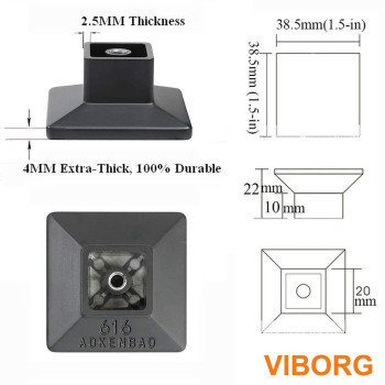 5Pack Viborg Highend Deluxe Square Cabinets Knobs And Pulls Matte Black Drawer Knobs And Pulls Modern Dresser Cupboard Kno