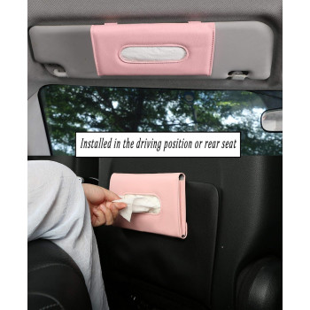 Car Visor Tissue Holder Sun Visor Napkin Holder Backseat Tissue Case Premium Car Tissue Box For Car Mask Holder For Car Visor