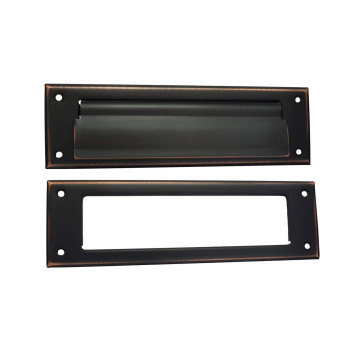 Qcaa Solid Brass Mail Slot With Solid Brass Interior Frame 10 X 3 Venetian Bronze 1 Pack Made In Taiwan