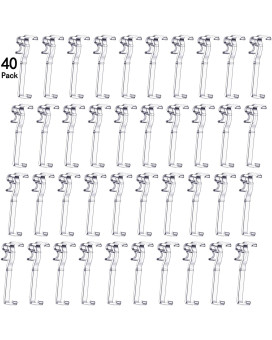 25 Inch Valance Clips Window Blind Clips Clear Plastic Valance Retainer Clips Hidden Valance Clips For Horizontal Blind Valance