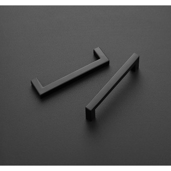 Ravinte 3 Pack 5 Inch Kitchen Square Cabinet Handles Matte Black Cabinet Pulls Black Drawer Pulls Kitchen Cabinet Hardware Kitch