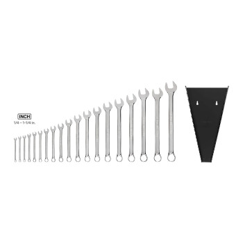 Tekton Combination Wrench Set With Rack 19Piece 14114 In Wcb91102