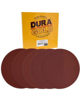 Duragold Premium 12 Sanding Discs Variety Pack Box 60 80 120 180 240 Grit 1 Disc Each 5 Total Sandpaper Discs With