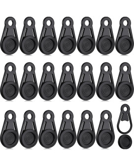 20 Pieces Tarp Clips Heavy Duty Lock Grip Tarp Grabbers Movable Snaps Clip Extra Tie Down Effect Without Damaging A Hole For Out