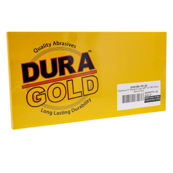 Duragold Premium 6 Wet Or Dry Sandpaper Disc Variety Pack Grits 600 1000 1500 2000 3000 4 Each 20 Pcs Hook Loop Ba