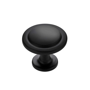 Ravinte 50 Pack 114 Inch Kitchen Cabinet Knobs Drawer Knobs Dresser Knobs Matte Black Zinc Knobs Drawer Pulls Door Knobs Dress