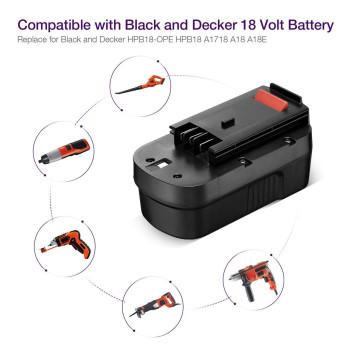 18V Battery Charger 37Ah Hpb18 For Black And Decker 18V 24476000 A1718 Fs18Fl Fsb18 Firestorm 9057172901 Multivolt Outpu