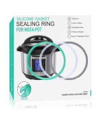 6 Quart Instant Pot Sealing Ring Replacement Pinch Test 100 Silicone Gasket Seal Rings For 6 Qt Instapot Programmable Pressur