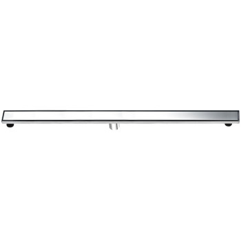 ALFI brand 47 Polished Stainless Steel Linear Shower Drain with Solid Cover