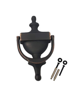 Qcaa Solid Brass Door Knocker 7 Venetian Bronze 1 Pack Made In Taiwan