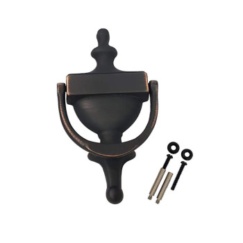 Qcaa Solid Brass Door Knocker 7 Venetian Bronze 1 Pack Made In Taiwan